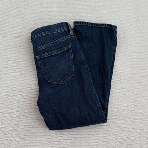 J Crew Mid Rise Flare Crop Jeans Size 26